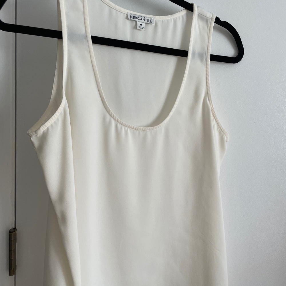 Sheer dress tank top